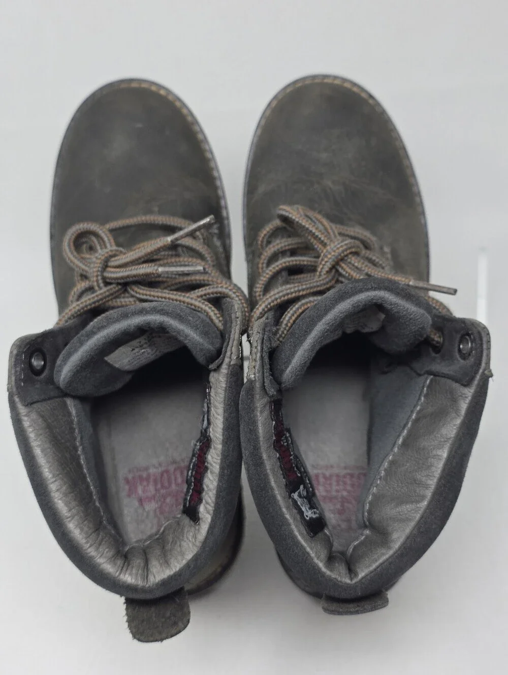 Kodiak Waterproof Grey Leather Boots Women's Size US 7 419189GY Pre-owned